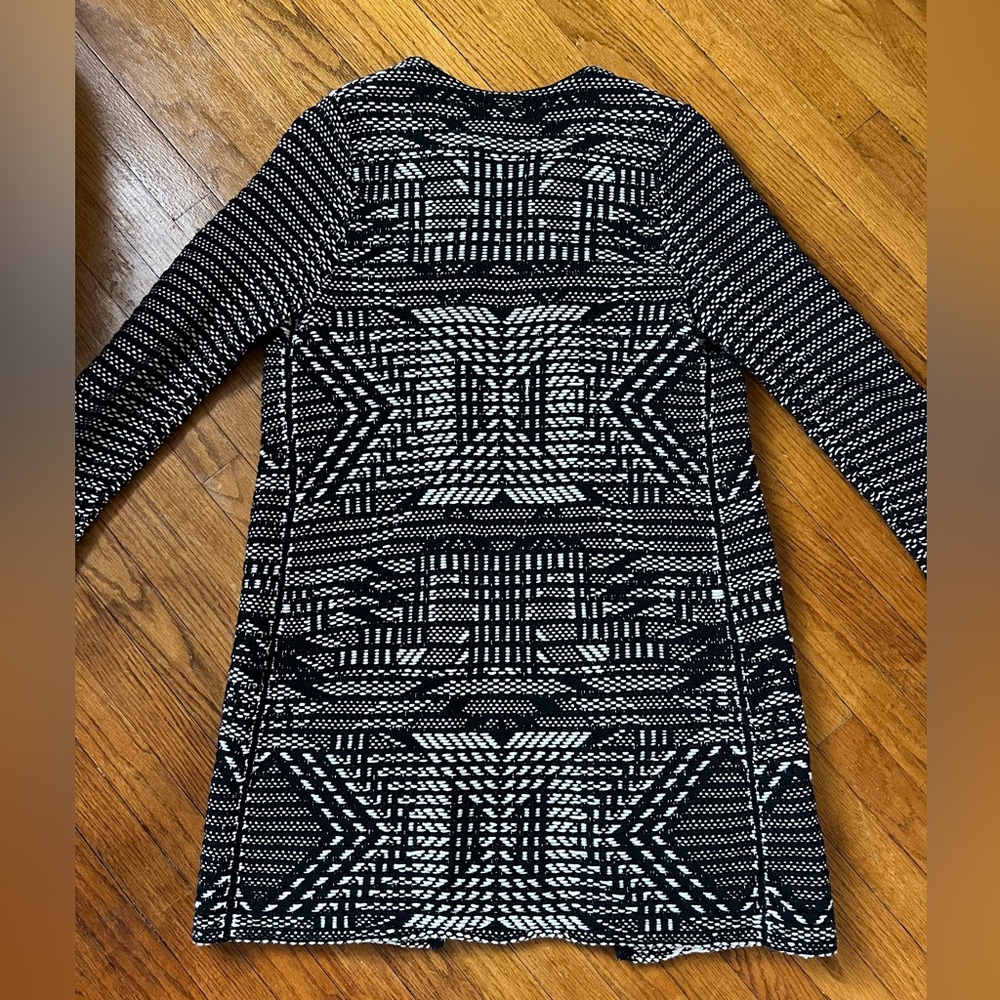 Chicos Woven Sweater Jacket - Picture 4 of 6